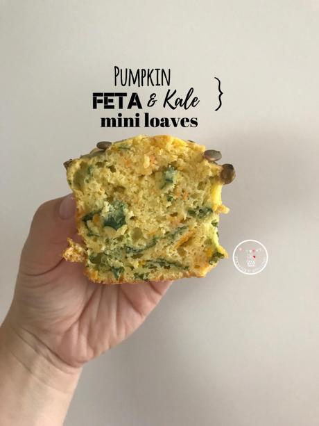 Pumpkin, Feta & Kale Mini Loaves