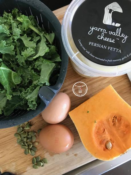 Pumpkin, Feta & Kale Mini Loaves