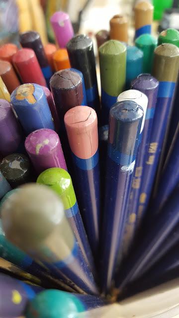 My 31 Art Studio Supplies - Inktense Pencils