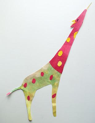 Cut-Paper Animals by Students at Coastal Grove School
