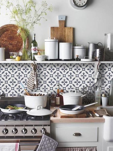 Moorish Kitchen Backsplash