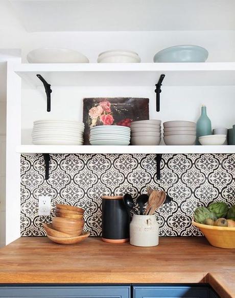 Moorish Kitchen Backsplash