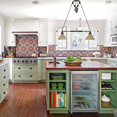 Moorish Kitchen Backsplash