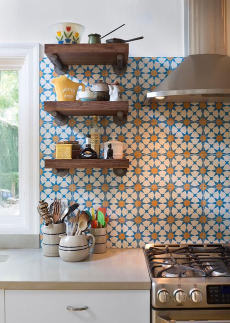 Moorish Kitchen Backsplash