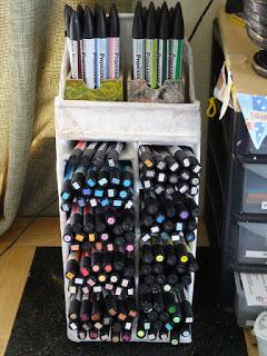My 31 Art Studio Essentials - Pro-Marker Pens