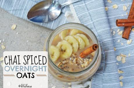 Chai Spiced Overnight Oats (gluten & dairy free)