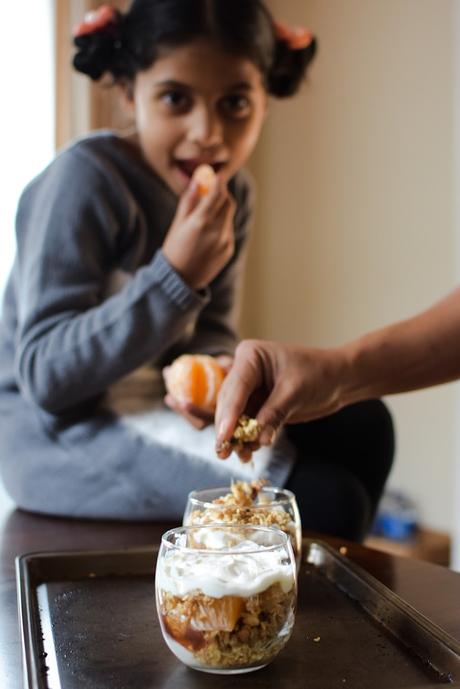 TIPS TO KEEping your kids enetertained on no school snow days, valentines, cuties, orange, dessert, yum, parfait, orange parfait, food for thought 
