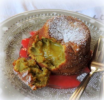 Matcha Molten Lava Cakes