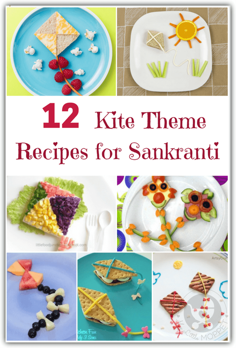 Sankranti isn't complete without kites, and we have a bunch of fun kite theme recipes that are perfect for this festival! Choose from cookies, sandwiches, fruit plates and more!