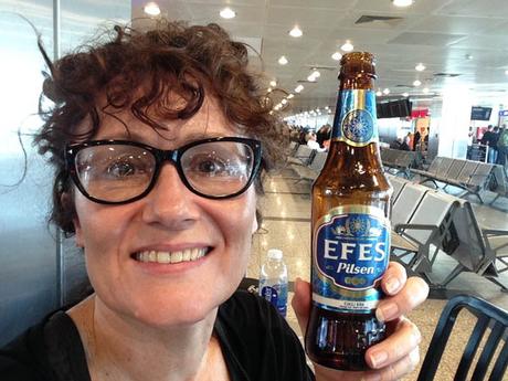 Efes beer. Ataturk airport