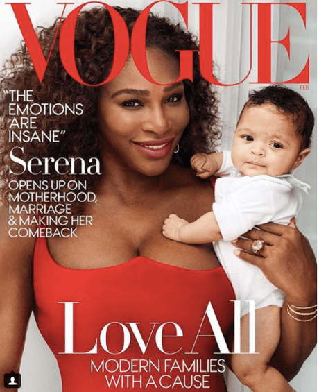 Serena Williams & Daughter Alexis Ohanian, Jr. Cover Vogue
