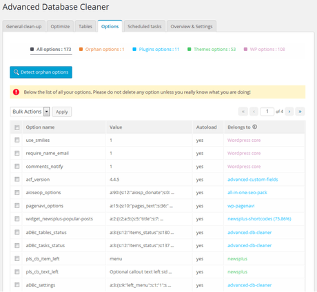 Improve WordPress Performance With Advanced Database Cleaner Plugin