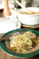 Garlic Jack Scalloped Potatoes with Thyme