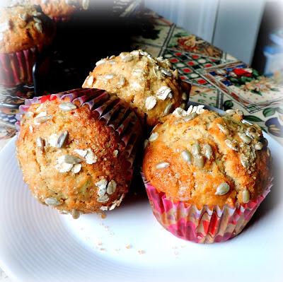 Oat, Apple & Sunflower Seed Muffins