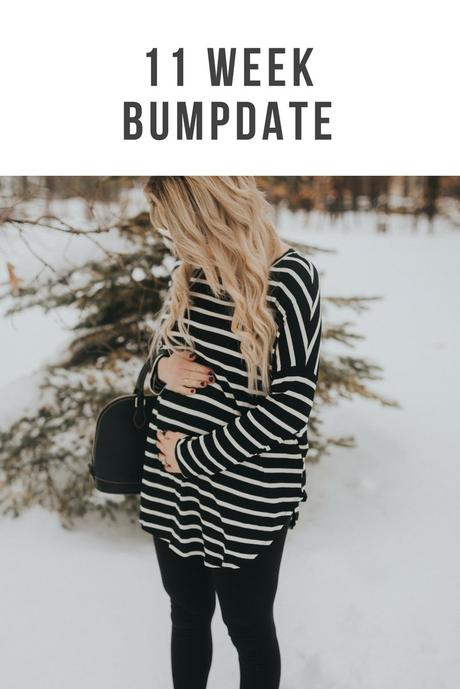 BUMPDATE: 11 WEEKS Want to know what to expect when you're 11 weeks pregnant? Here's my 11 week bumpdate!