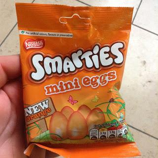 New Nestle Orange Smarties Mini Eggs Review