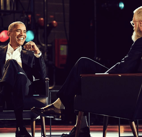 Barack Obama Praises Michelle Obama During David Letterman Interview