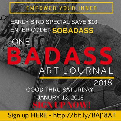 Earlybird Sign up - BADASS Art Journal 2018 - STOP PRESS!!!