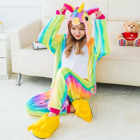 Women's footie pajamas