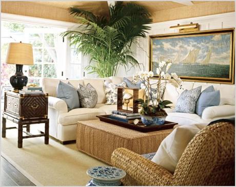tropical living room decor