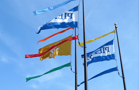 Flags over Pier 39