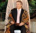 What is Tony Blair doing in Africa?