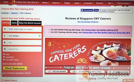 FOODLINE.SG – CHINESE NEW YEAR CATERING 2018