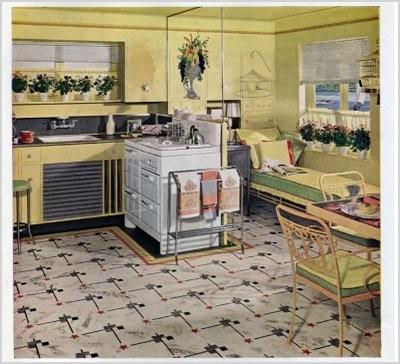 1940s kitchen love