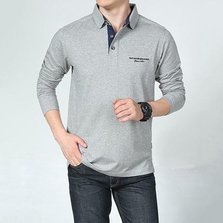 long sleeve polo shirts for men