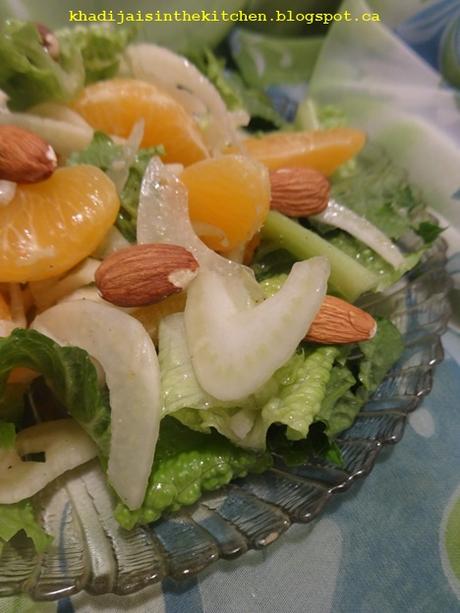 SALADE DE FENOUIL ET CLEMENTINE / FENNEL AND CLEMENTINE SALAD / ENSALADA CON HINOJO Y CLEMENTINA / سلطة الشمر (البسباس) و الكليمنتين