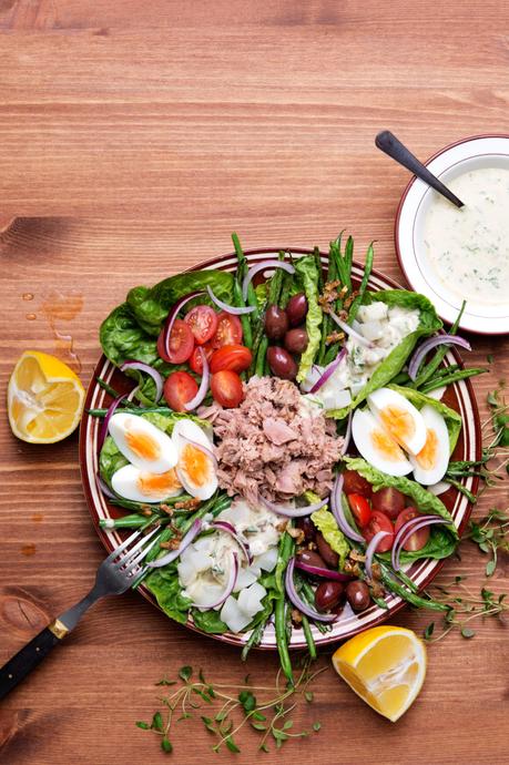 Keto salad Niçoise