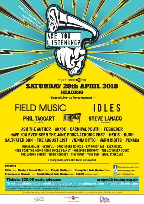 Reading’s Are You Listening? Festival 2018 adds new bands including Field Music