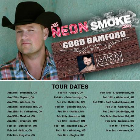 Neon Smoke: Gord Bamford Album Review and Tour Preview