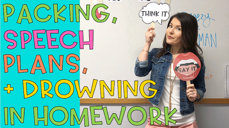 Weekly Vlog | Packing + Drowning in Homework