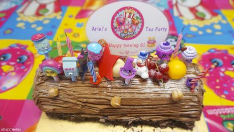 It's a Shopkins Tea Party - Ariel is 5!