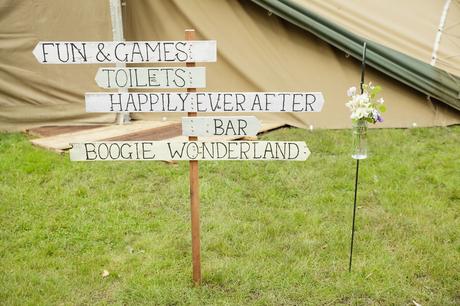 Villa Farm Weddings Wedding sign