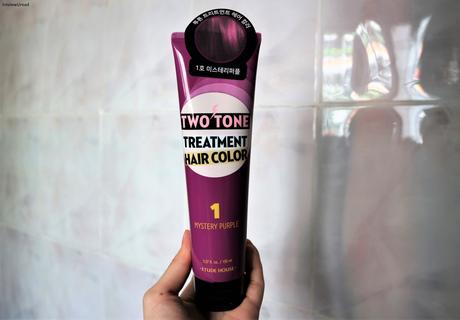 Etude House Two tone Treatment Hair Color in Mystery Purple Review