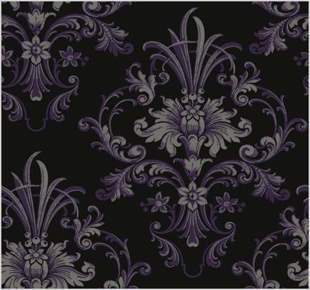 5914796 seamless purple floral damask
