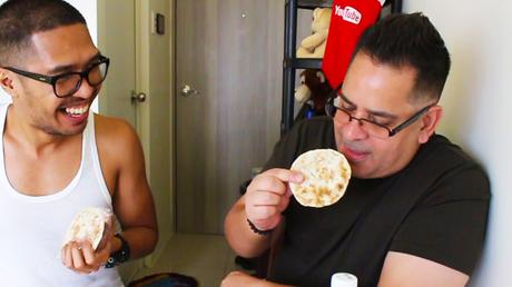 Openly Gay Cop from New York Tries Filipino Delicacies,