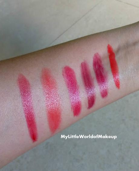 COLOURBOX Lipsticks by Oriflame Review & Swatches