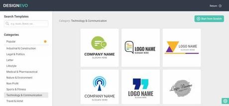 DesignEvo : Free Online Logo Maker