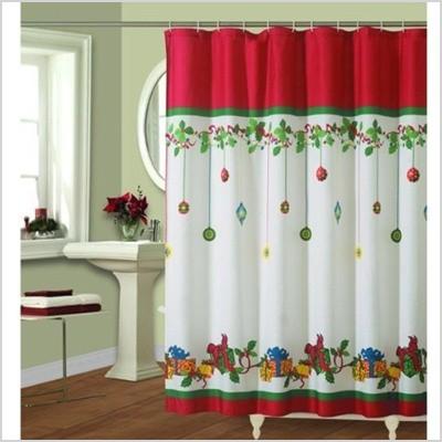 holiday shower curtains christmas decor