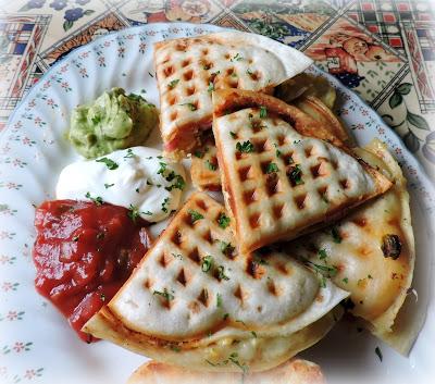 Breakfast Waffle Quesadillas
