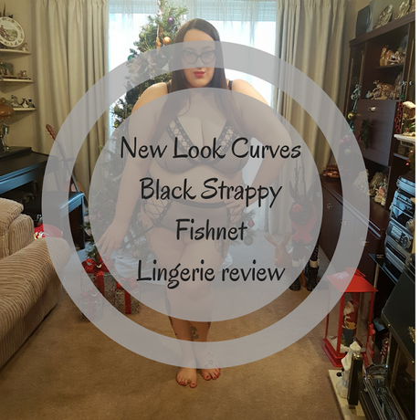 New Look Curves Black Strappy Fishnet Lingerie review