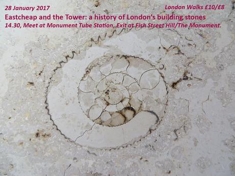 #LondonWalks Walk of the Week: #UrbanGeology Eastcheap to the Tower with @R_Siddall