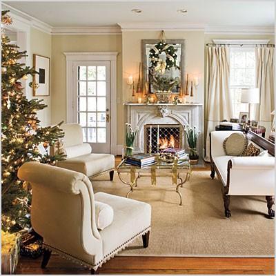 decorate with colors that match your decorplan christmas decorations to work with your existing decor even if that means using unexpected colors like cream and beige accents in shades of gold and