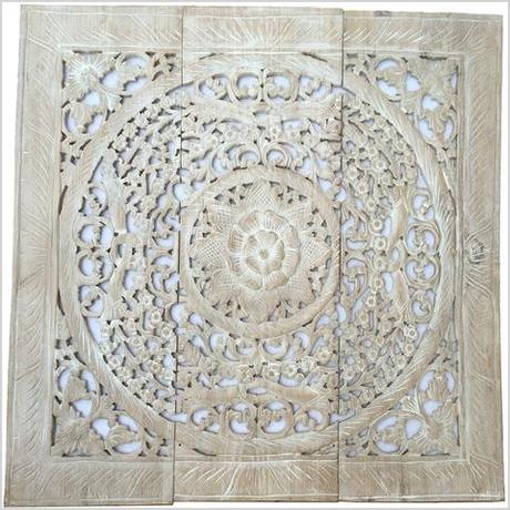 multi panels oriental home decor wood carved floral wall art plaque dcorative wall relief panel large wood wall panels
