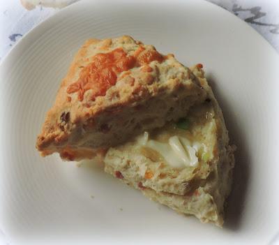 Cheese, Spring Onion & Bacon Scones