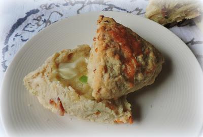 Cheese, Spring Onion & Bacon Scones