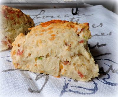 Cheese, Spring Onion & Bacon Scones